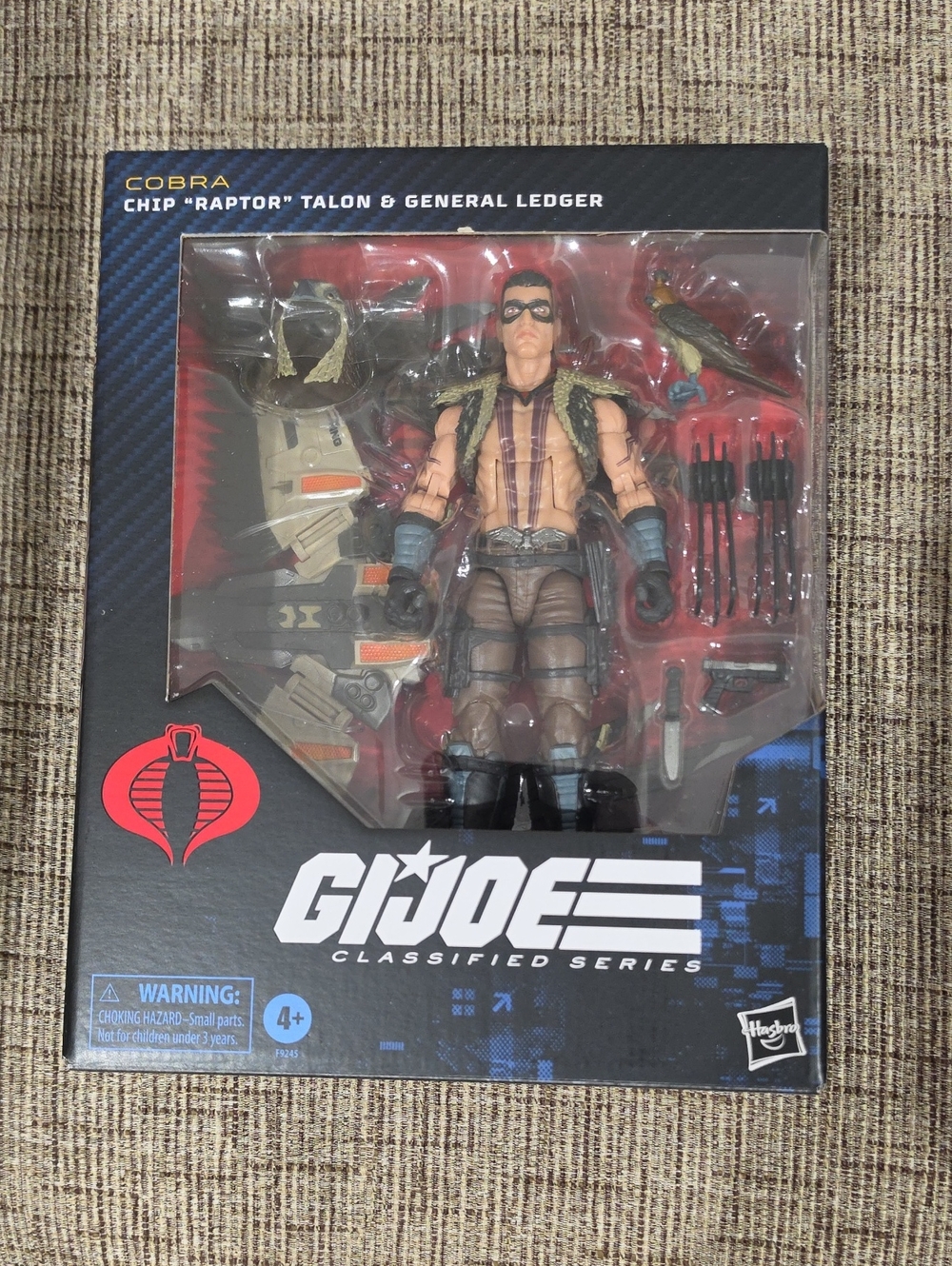 G.I. Joe Classified Series Cobra Raptor Talon Action Figure - Brown/Black